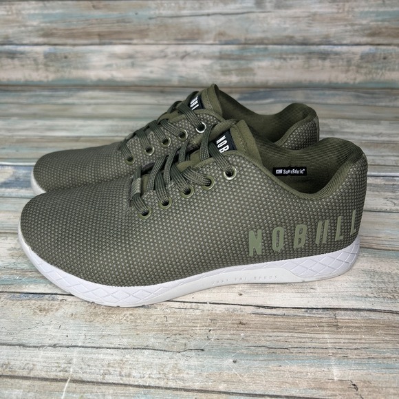 NOBULL Shoes - NoBull Outwork Mens 6.5 Womens 8 Green Crossfit Training Lifting Sneakers Shoes